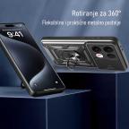 Maska Torbica Hard Shield za Xiaomi Redmi Note 14 4G (SRB) crna slika 6