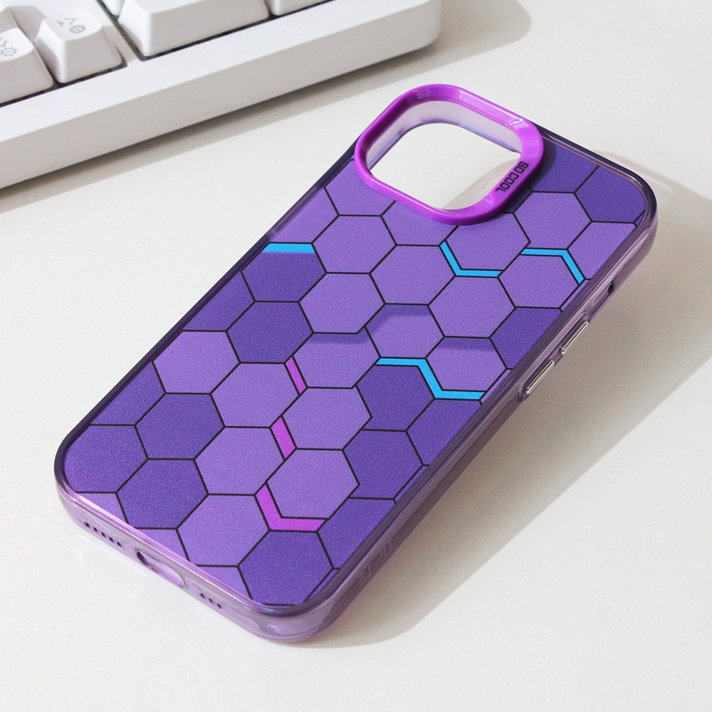 Maska Torbica Honeycomb Color za iPhone 14 6.1 type 1