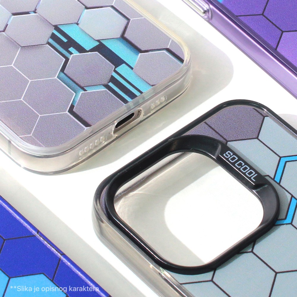 Maska Torbica Honeycomb Color za iPhone 14 6.1 type 2 slika 3
