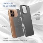 Maska Torbica Magsafe Kevlar za iPhone 15 Pro Max 6.7 siva slika 2