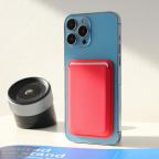 Maska Torbica Leather Magsafe Pocket za iPhone 12 crvena cena 2500 din slika