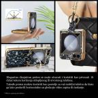 Maska Torbica Luxurious Shell Pattern za Samsung F741B/F761B Galaxy Z Flip 6/7 FE 5G siva slika 2