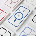 Maska Torbica Magsafe Frame Color za iPhone 15 Pro Max 6.7 ljubicasta slika 5
