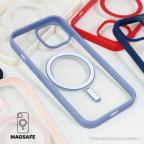 Maska Torbica Magsafe Frame Color za iPhone 15 Pro Max 6.7 plava slika 4
