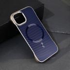 Maska Torbica Magsafe Carbon za iPhone 13 6.1 plava cena 2500 din slika