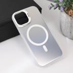 Maska Torbica Magsafe Clear za iPhone 13 6.1 srebrna slika 6