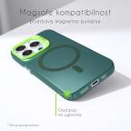 Maska Torbica Magsafe Clear za iPhone 15 Pro Max 6.7 zelena slika 4