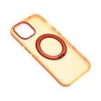 Maska Torbica Magsafe Color Ring za iPhone 15 6.1 narandzasta slika 9