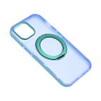 Maska Torbica Magsafe Color Ring za iPhone 15 6.1 plava slika 9