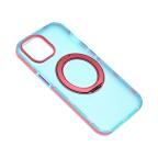 Maska Torbica Magsafe Color Ring za iPhone 15 6.1 svetlo plava slika 9