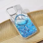 Maska Torbica Magsafe Glitter za iPhone 13 6.1 plava slika 6