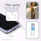 Maska Torbica Magsafe Glitter za iPhone 15 Pro Max 6.7 plava slika 2
