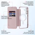 Maska Torbica Magsafe Lux Bi Fold za Samsung S931B Galaxy S25 plava slika 4