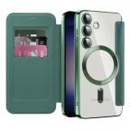 Maska Torbica Magsafe Lux Bi Fold za Samsung S931B Galaxy S25 zelena slika 8