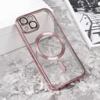 Maska Torbica Magsafe Lux za iPhone 13 6.1 roze slika 5