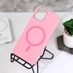 Maska Torbica Magsafe Matte Color iPhone 14 6.1 roze slika 8