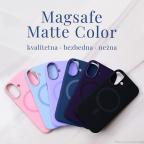 Maska Torbica Magsafe Matte Color iPhone 15 6.1 roze cena 3000 din slika