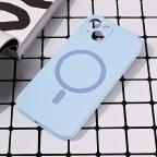 Maska Torbica Magsafe Pure color za iPhone 13 6.1 svetlo plava cena 2500 din slika