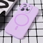 Maska Torbica Magsafe Pure color za iPhone 13 Pro 6.1 lila slika 5