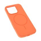Maska Torbica Magsafe Pure color za iPhone 16 Pro 6.3 narandzasta cena 2500 din slika