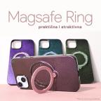 Maska Torbica Magsafe Ring za iPhone 12 6.1 roze cena 1000 din slika