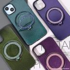 Maska Torbica Magsafe Ring za iPhone 14 Pro 6.1 plava slika 4