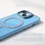 Maska Torbica Magsafe Sparkle za iPhone 15 Pro Max 6.7 ljubicasta slika 3