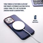 Maska Torbica Magsafe Stripe za iPhone 15 Pro Max 6.7 siva slika 3
