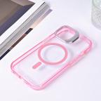 Maska Torbica Magsafe transparent za iPhone 14 6.1 pink slika 5