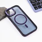 Maska Torbica Magsafe Trendy za iPhone 15 6.1 ljubicasta cena 2500 din slika