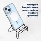 Maska Torbica Magsafe Trendy za iPhone 15 Pro Max 6.7 plava slika 4