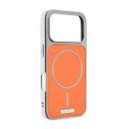 Maska Torbica Magsafe Urban Leather za iPhone 17 Pro 6.3 narandzasta cena 2500 din slika