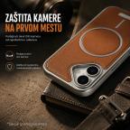 Maska Torbica Magsafe Urban Leather za iPhone 17 Pro Max 6.9 crna slika 4