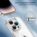 Maska Torbica Magsafe za iPhone 15 Plus 6.7 transparent slika 2