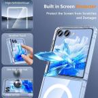 Maska Torbica Magsafe za Samsung F776B Galaxy Z Flip 8 transparent slika 3