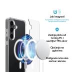 Maska Torbica Magsafe za Samsung S938B Galaxy S25 Ultra transparent slika 2