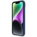 Maska Torbica Nillkin CamShield Leather S za iPhone 14 Plus 6.7 plava slika 5