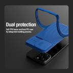 Maska Torbica Nillkin CamShield Pro za iPhone 15 Pro Max 6.7 plava slika 5