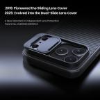 Maska Torbica Nillkin CamShield Pro za iPhone 17 Pro Max 6.9 plava slika 6