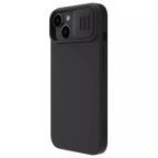 Maska Torbica Nillkin CamShield Silky za iPhone 15 6.1 crna slika 2