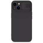 Maska Torbica Nillkin CamShield Silky za iPhone 15 Plus 6.7 crna cena 3000 din slika