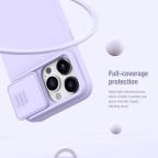 Maska Torbica Nillkin CamShield Silky za iPhone 15 Pro Max 6.7 crna slika 9