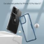 Maska Torbica Nillkin Nature Pro za iPhone 15 Pro Max 6.7 transparent slika 4