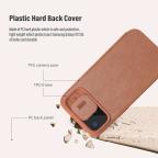 Maska Torbica Nillkin Qin Pro za iPhone 15 6.1 crvena slika 11