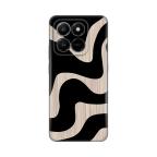 Maska Torbica Silikonska Print Skin za Honor X7d 4G/400 Smart 5G Black Flow cena 2500 din slika