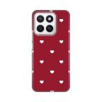 Maska Torbica Silikonska Print Skin za Honor X8c Burgundy Hearts cena 2500 din slika