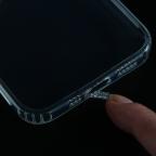 Maska Torbica silikonska Ultra Thin with pluggy za iPhone 13 6.1 transparent slika 2