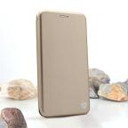 Maska Torbica Teracell Flip Cover za iPhone 15 Pro Max 6.7 zlatna cena 1000 din slika