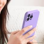 Maska Torbica Teracell Soft Velvet za iPhone 15 Pro Max 6.7 ljubicasta slika 6
