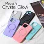 Maska Torbica Magsafe Crystal Glow za iPhone 15 Pro Max 6.7 crna cena 2500 din slika
